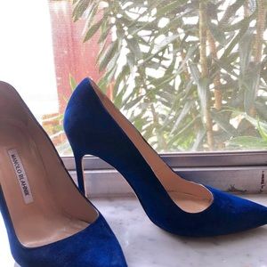 Manolo Blahnik Pumps 37.5 blue